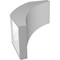 Ekena Millwork 6-in. W x 12-in. D x 16-in. H Thorton Architectural Grade PVC Knee Brace BRCP06X12X16THR - alternate 5